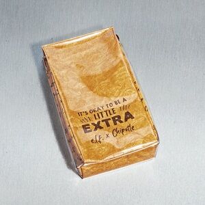 RARE new e.l.f. x Chipotle Eyes Chips Face Makeup Bag